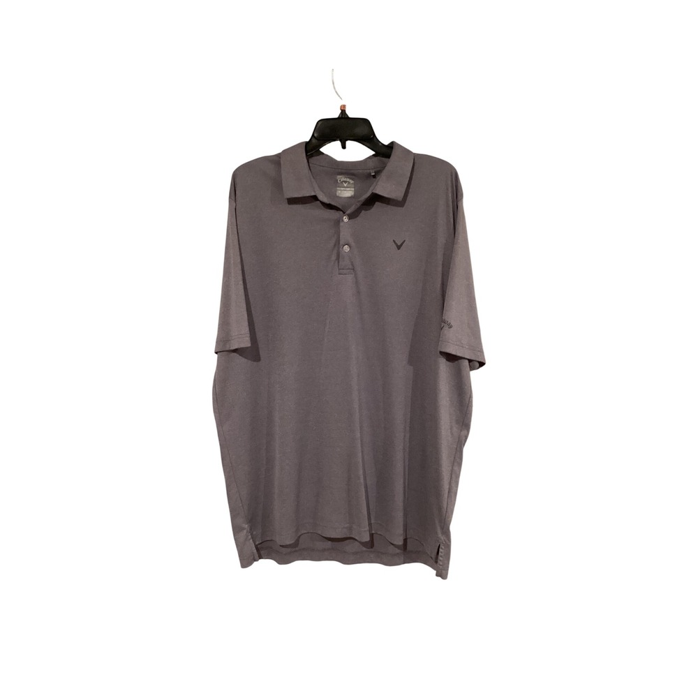 Callaway Opti-Dri  Golf Polo Shirt Gray Heather Short Sleeve XL Kids